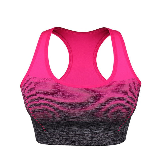 VEQKING Gradient High Stretch Sports Bras