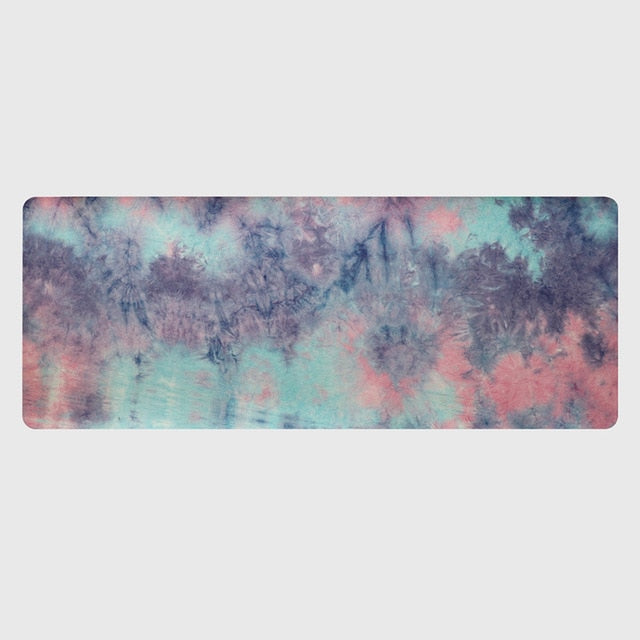 5mm Gym Sports Yoga Mat Suede Tie-dye Non-slip